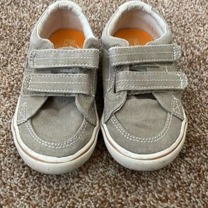 Sperry Top-sider beige canvas shoes 6
